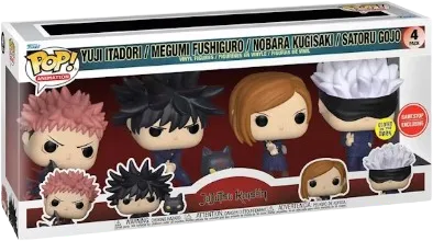 Funko Pop! Animation Jujutsu Kaisen Yuji Itadori, Megumi Fushgur